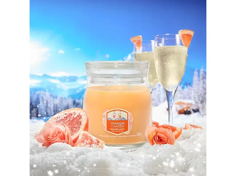 Moyenne bougie Spritz au bord des pistes