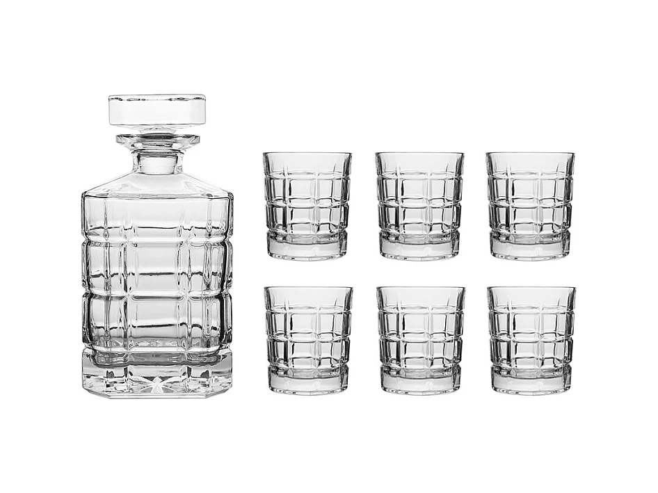 Coffret carafe avec 6 verres Stone