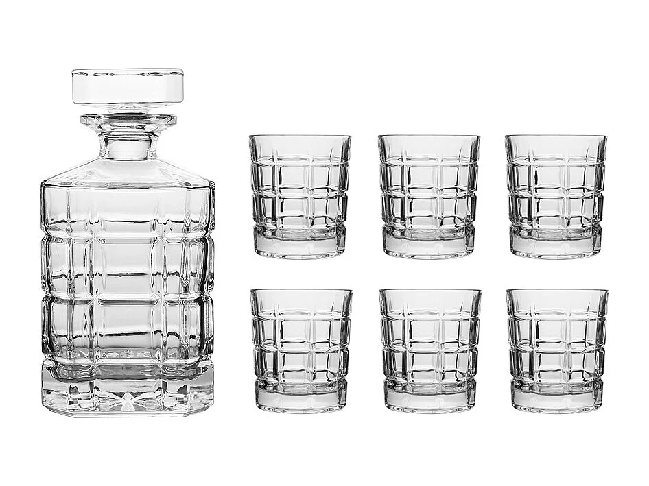 Coffret carafe avec 6 verres Stone
