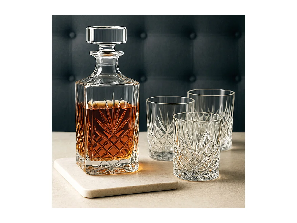Coffret carafe avec 6 verres Gatsby