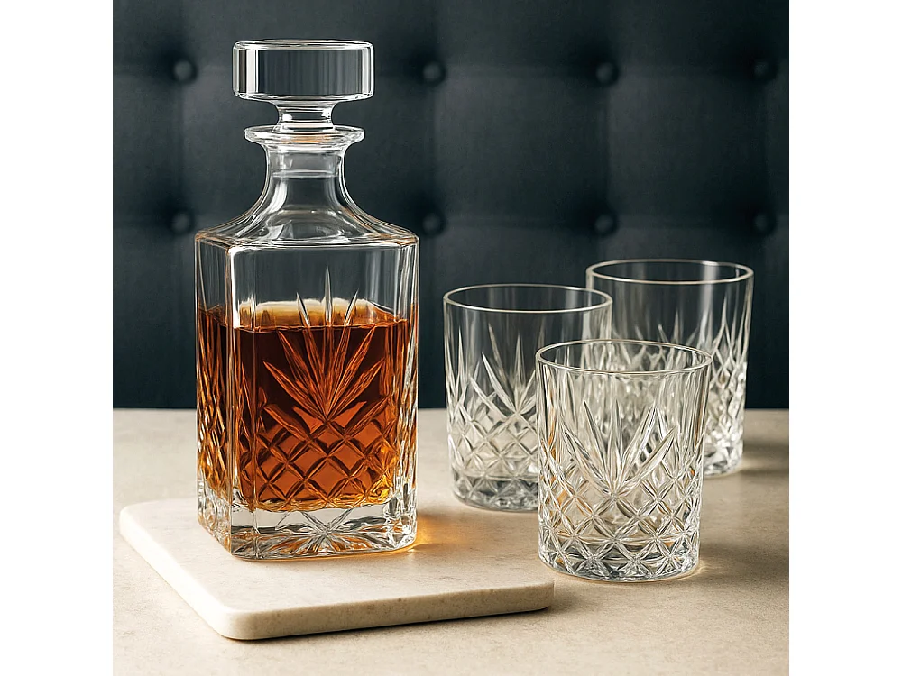 Coffret carafe avec 6 verres Gatsby