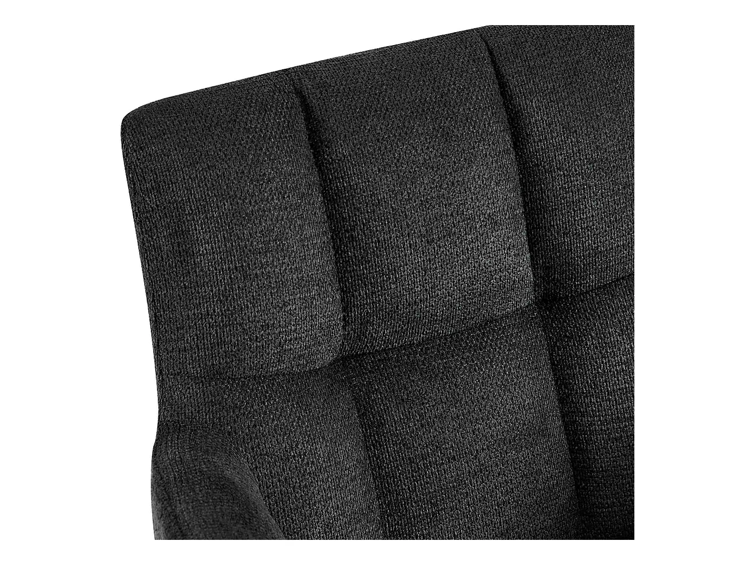 chaises avec accoudoirs - Tissu - Noir - Jonah