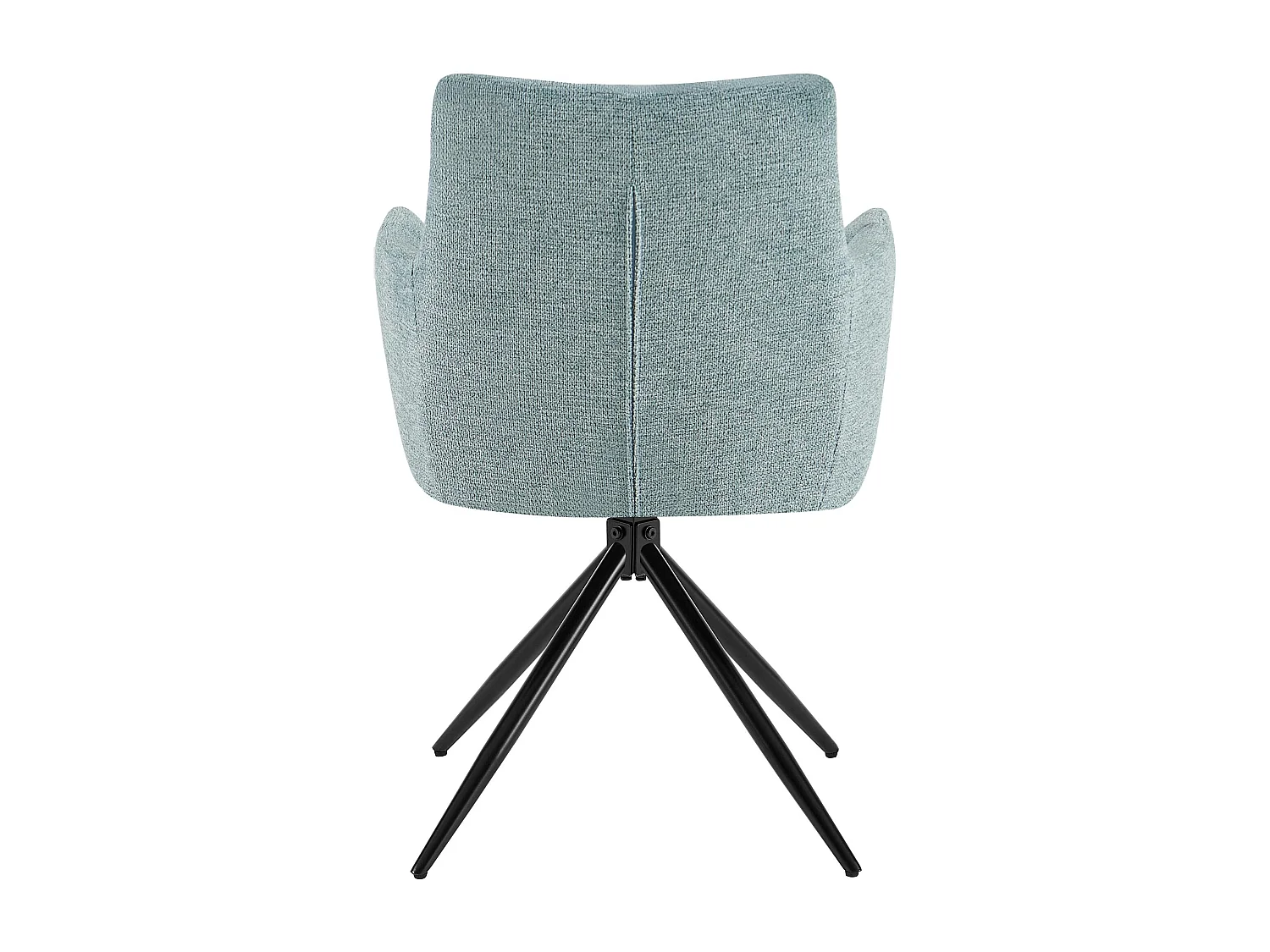 chaises avec accoudoirs - Tissu - Turquoise - Jonah