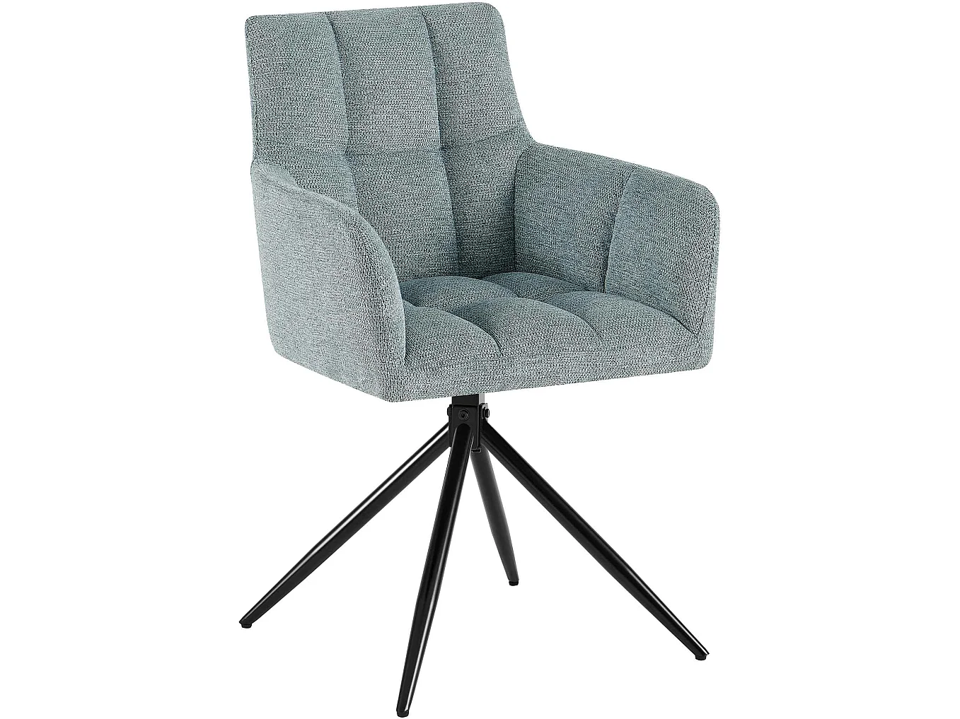 chaises avec accoudoirs - Tissu - Turquoise - Jonah