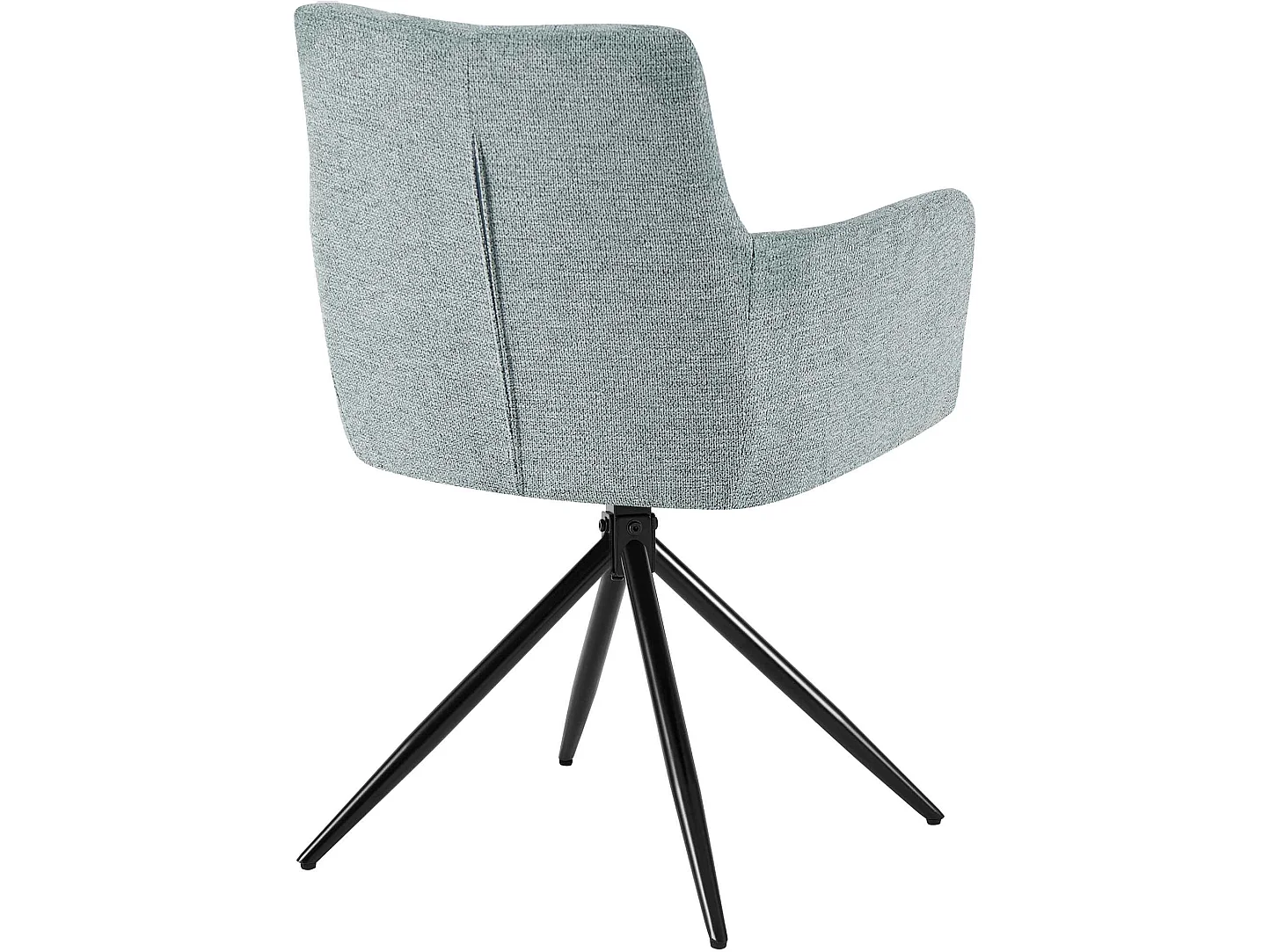chaises avec accoudoirs - Tissu - Turquoise - Jonah