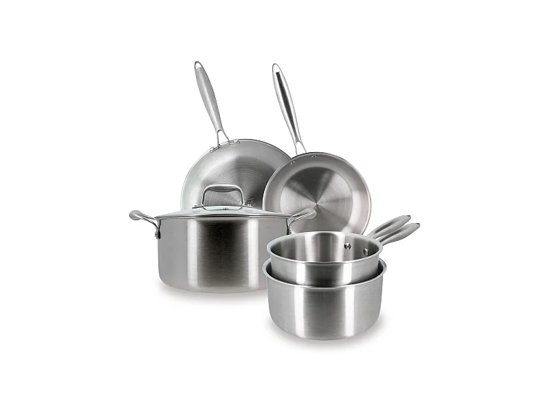 Menastyl - Lot De 5 Pieces Trinox En Acier Inoxydable