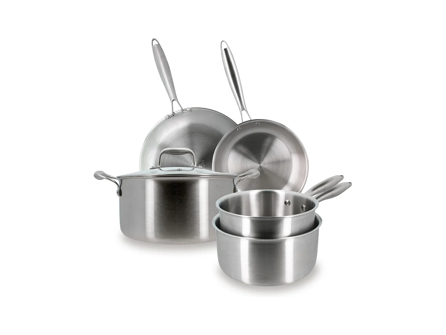 Menastyl - Lot De 5 Pieces Trinox En Acier Inoxydable