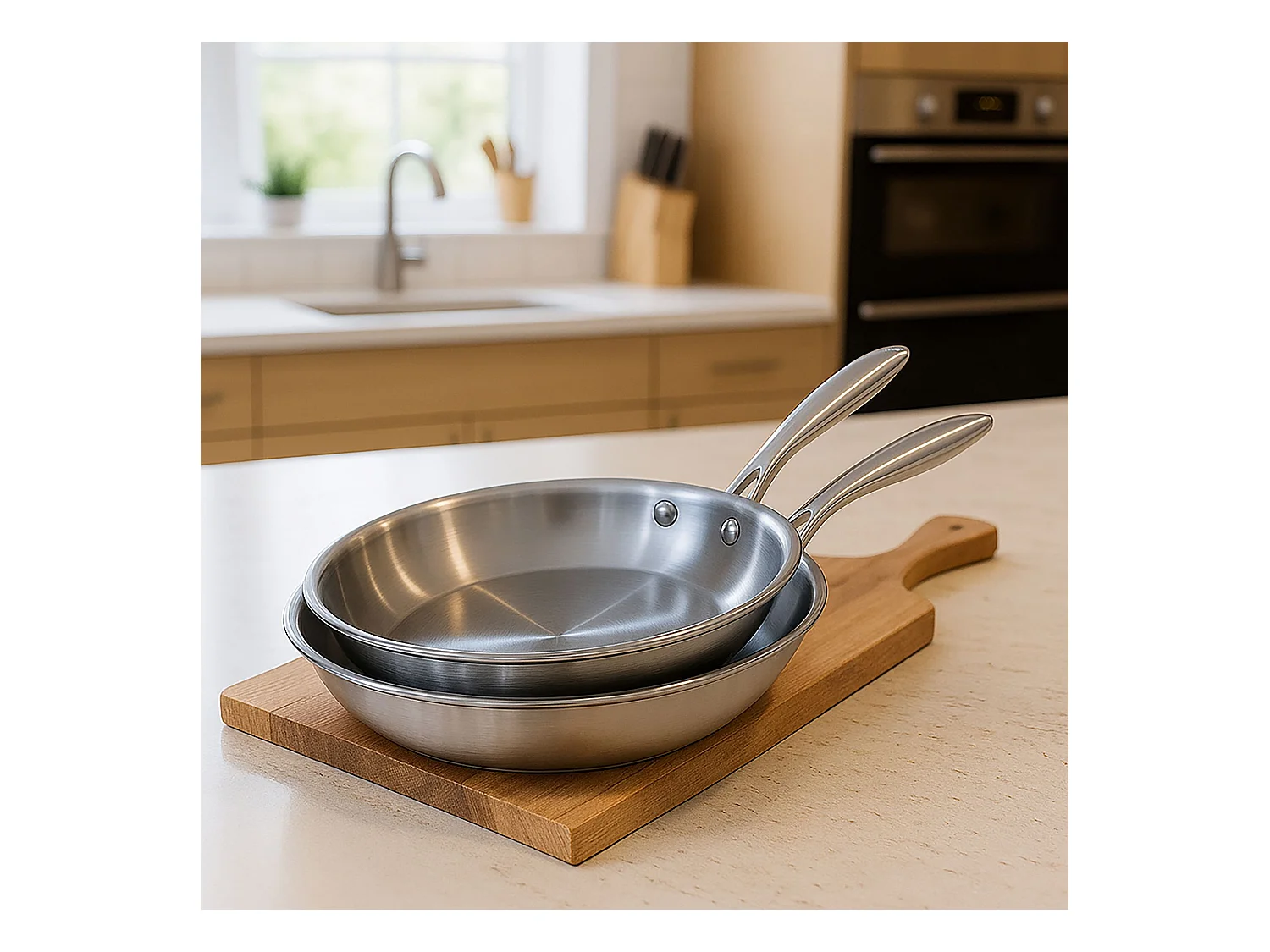 Menastyl - Lot De 5 Pieces Trinox En Acier Inoxydable