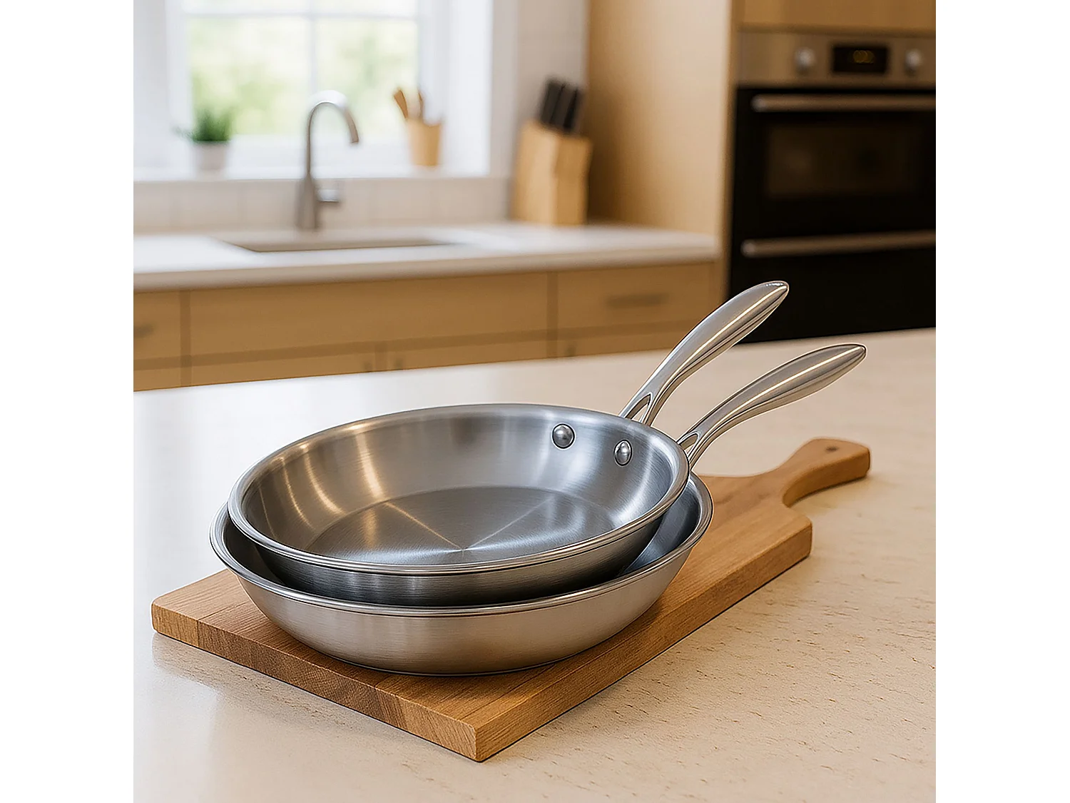 Menastyl - Lot De 5 Pieces Trinox En Acier Inoxydable