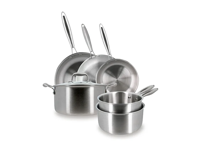 Menastyl - Lot De 6 Pieces Trinox En Acier Inoxydable