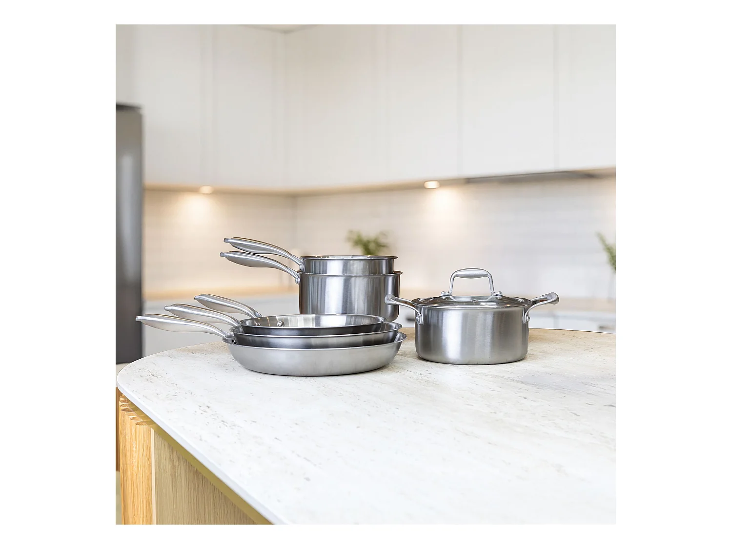 Menastyl - Lot De 6 Pieces Trinox En Acier Inoxydable