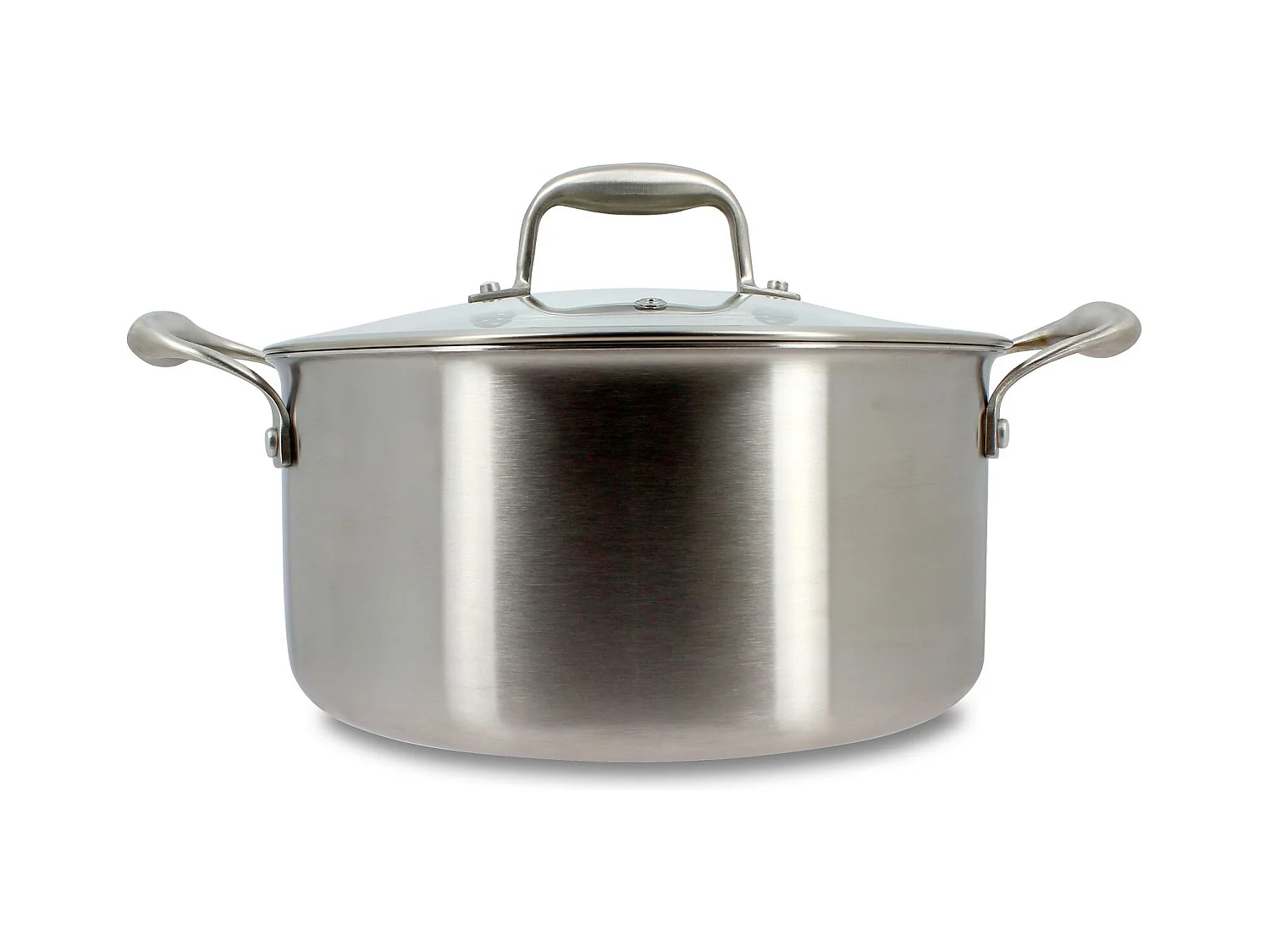 Menastyl - Faitout Trinox 20cm En Acier Inoxydable Avec Couvercle