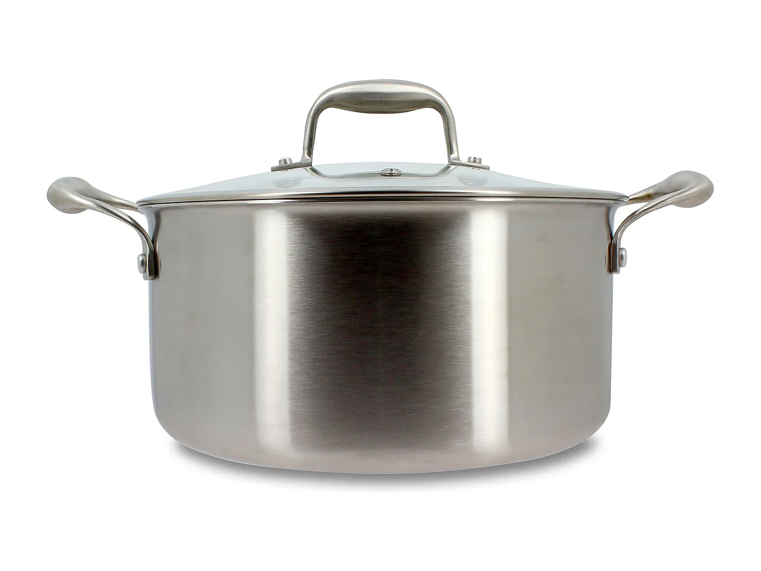 Menastyl - Faitout Trinox 20cm En Acier Inoxydable Avec Couvercle