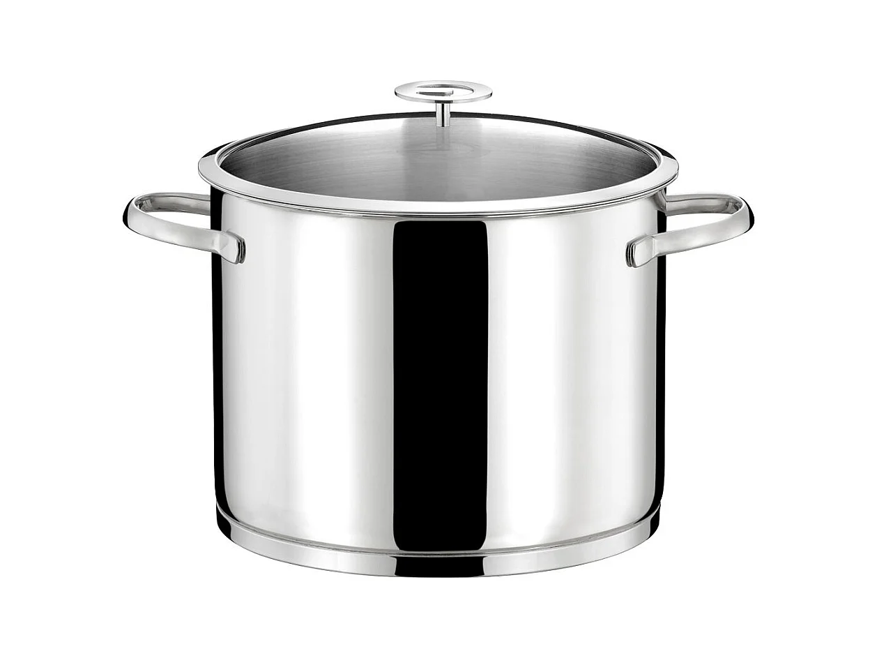 Elysée - Lot 6 pièces - 3 casseroles 16/18/20 cm, 1 faitout 24 cm, 1 couvercle universel et 1 pierre d'argent®