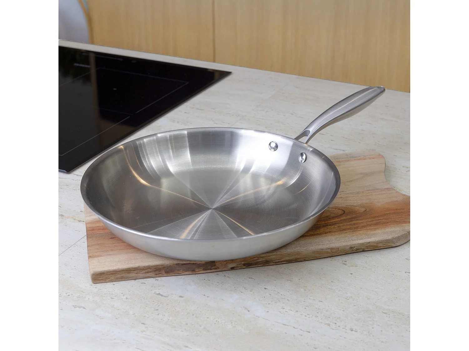 Menastyl - Poele Trinox 30cm En Acier Inoxydable