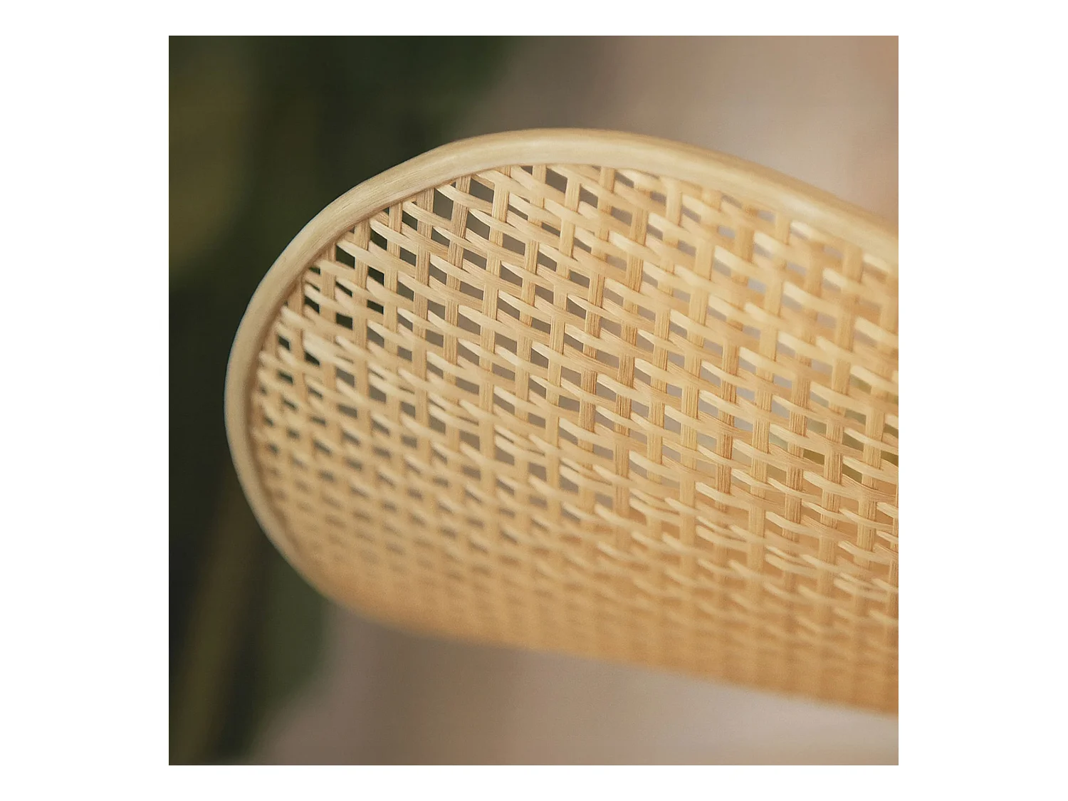 Now's Home - Suspension En Bambou Naturel 60x50x25cm Luciole