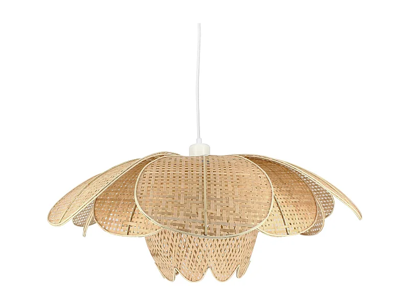Now's Home - Suspension En Bambou Naturel 67x67x24cm Peonia