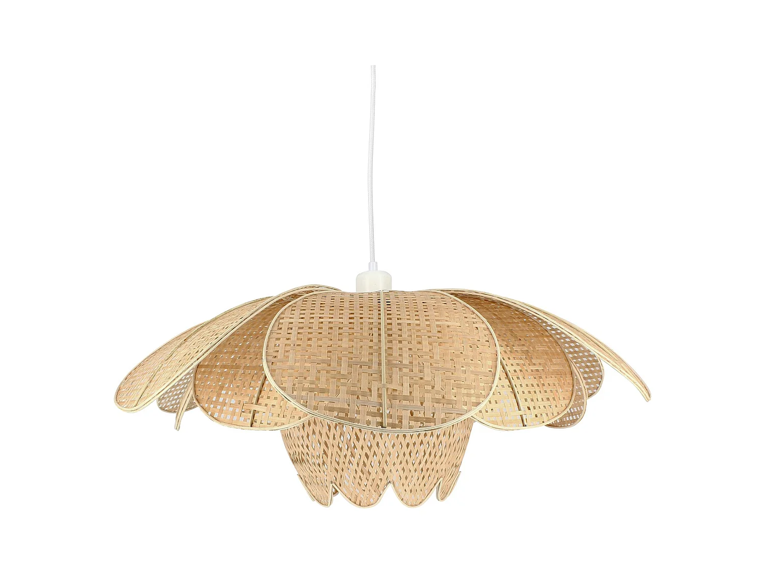Now's Home - Suspension En Bambou Naturel 67x67x24cm Peonia