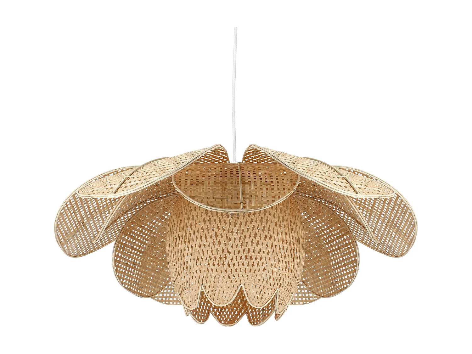 Now's Home - Suspension En Bambou Naturel Luciole