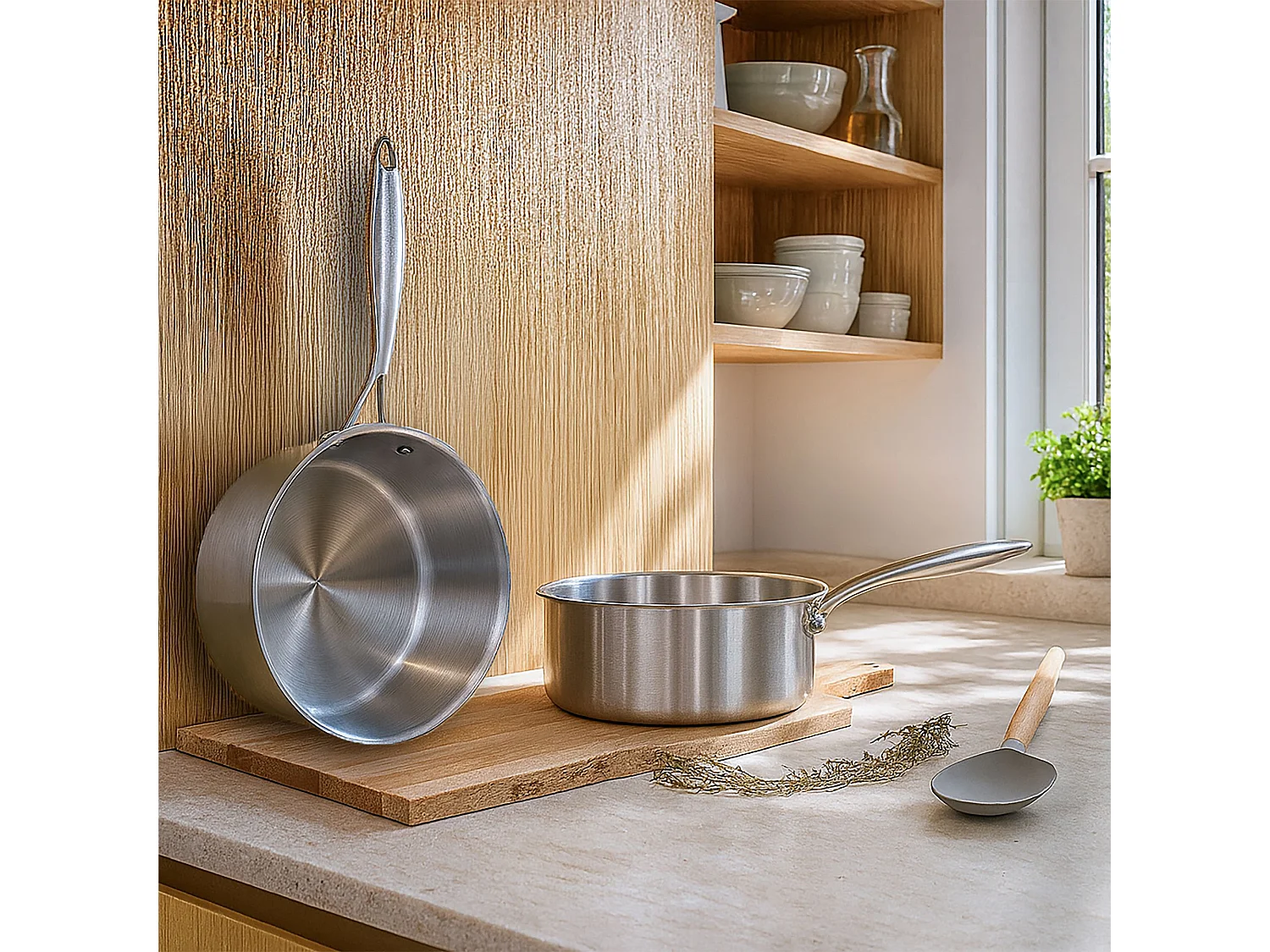 Menastyl - Casserole Trinox 20cm En Acier Inoxydable