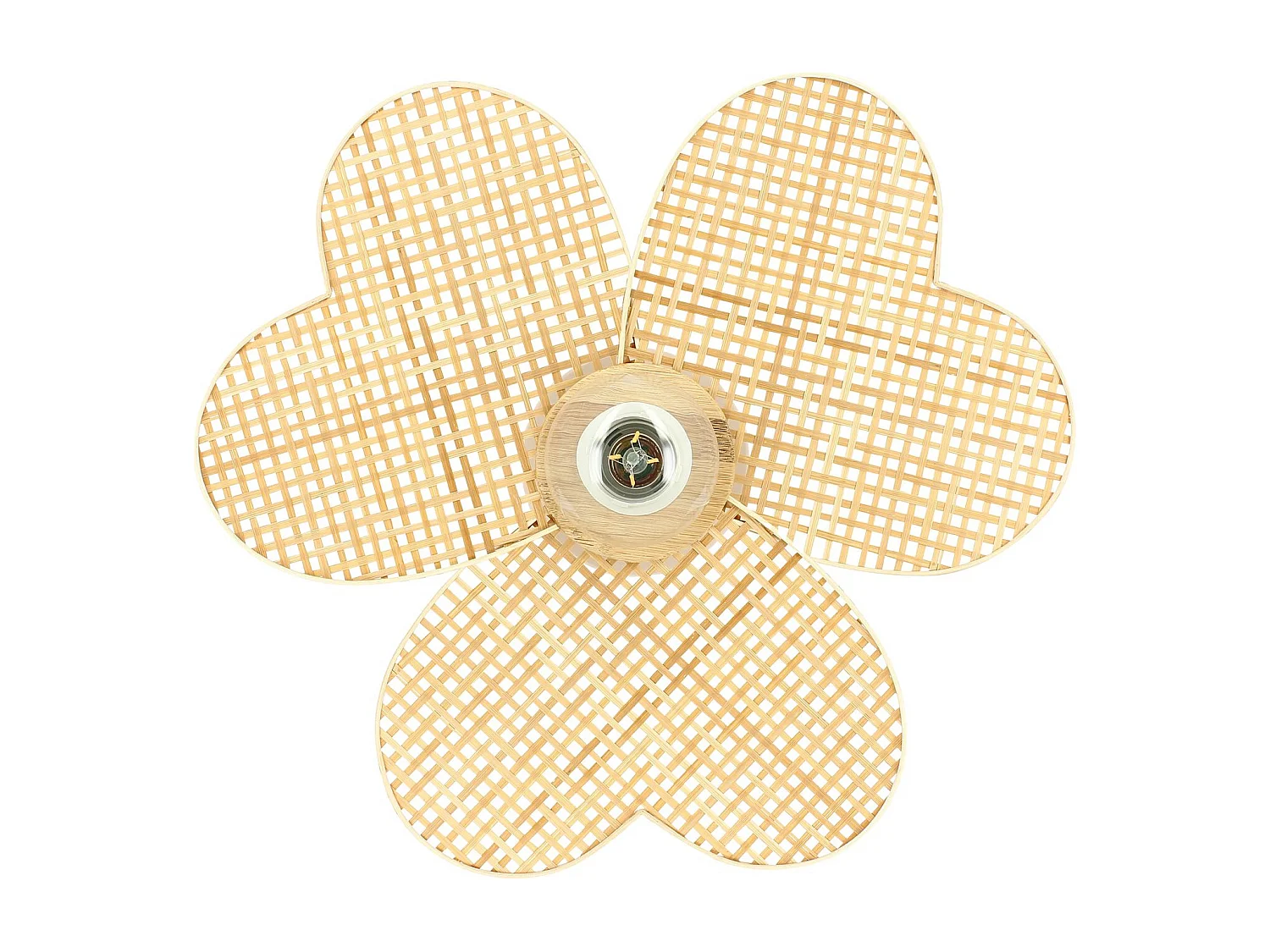 Now's Home - Applique Murale En Bambou Naturel Petali