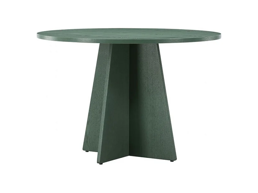 Table à Manger Ronde "Bootcut" 110cm Vert