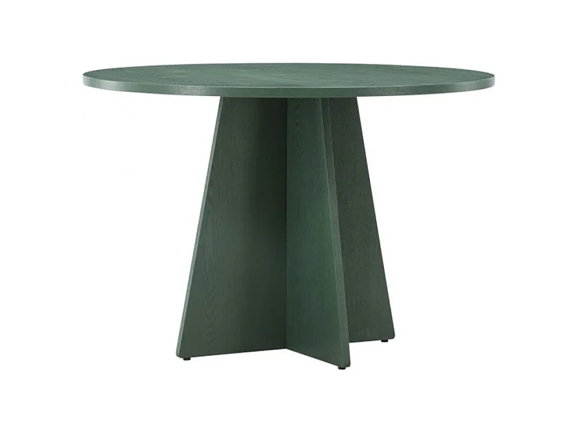 Table à Manger Ronde "Bootcut" 110cm Vert