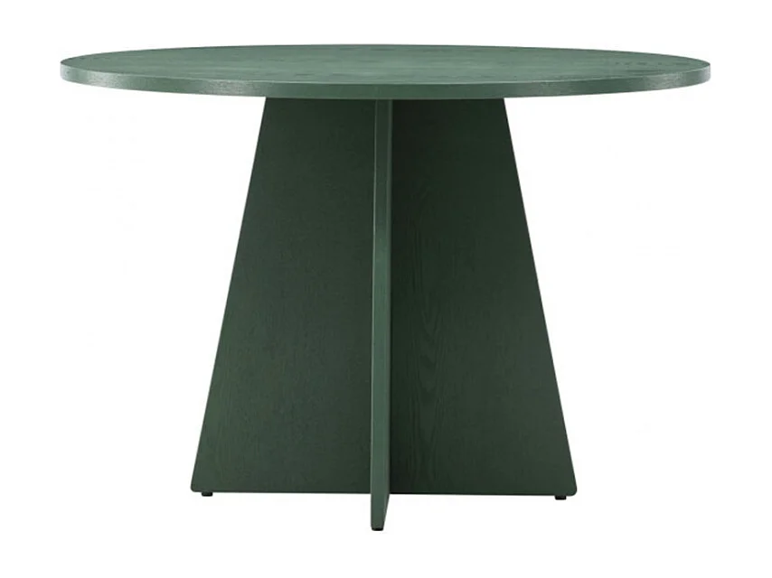 Table à Manger Ronde "Bootcut" 110cm Vert