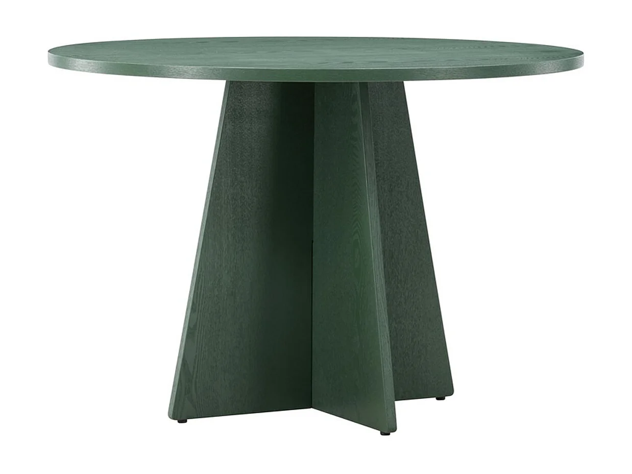 Table à Manger Ronde "Bootcut" 110cm Vert