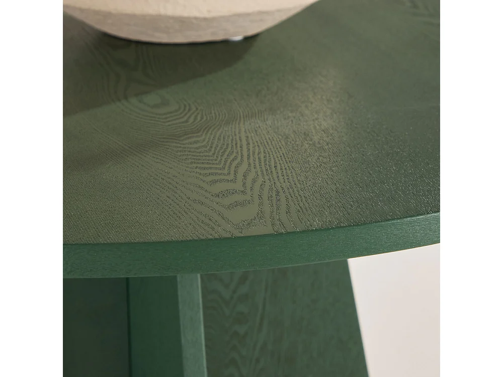 Table à Manger Ronde "Bootcut" 110cm Vert