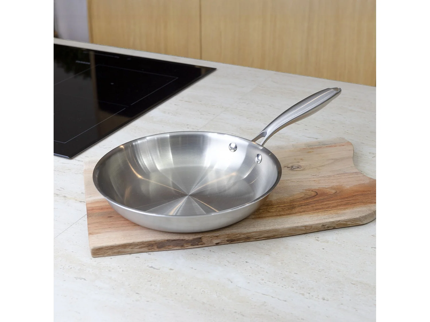 Menastyl - Poele Trinox 24cm En Acier Inoxydable