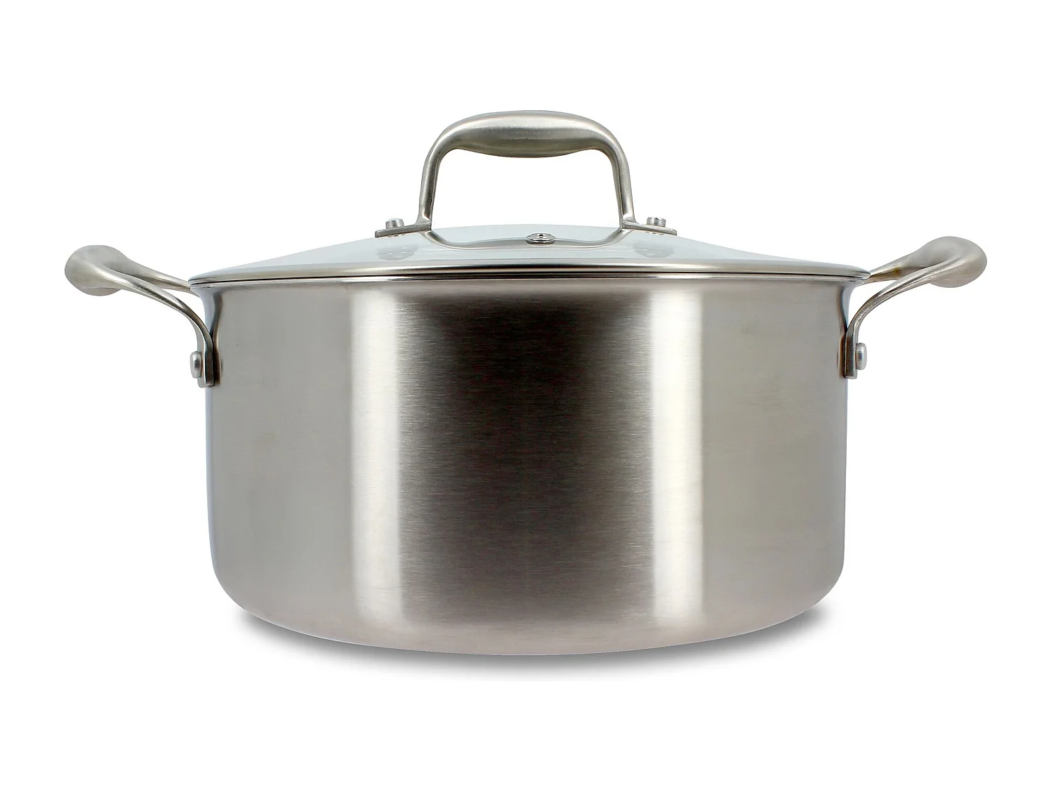 Menastyl - Faitout Trinox 24cm En Acier Inoxydable Avec Couvercle