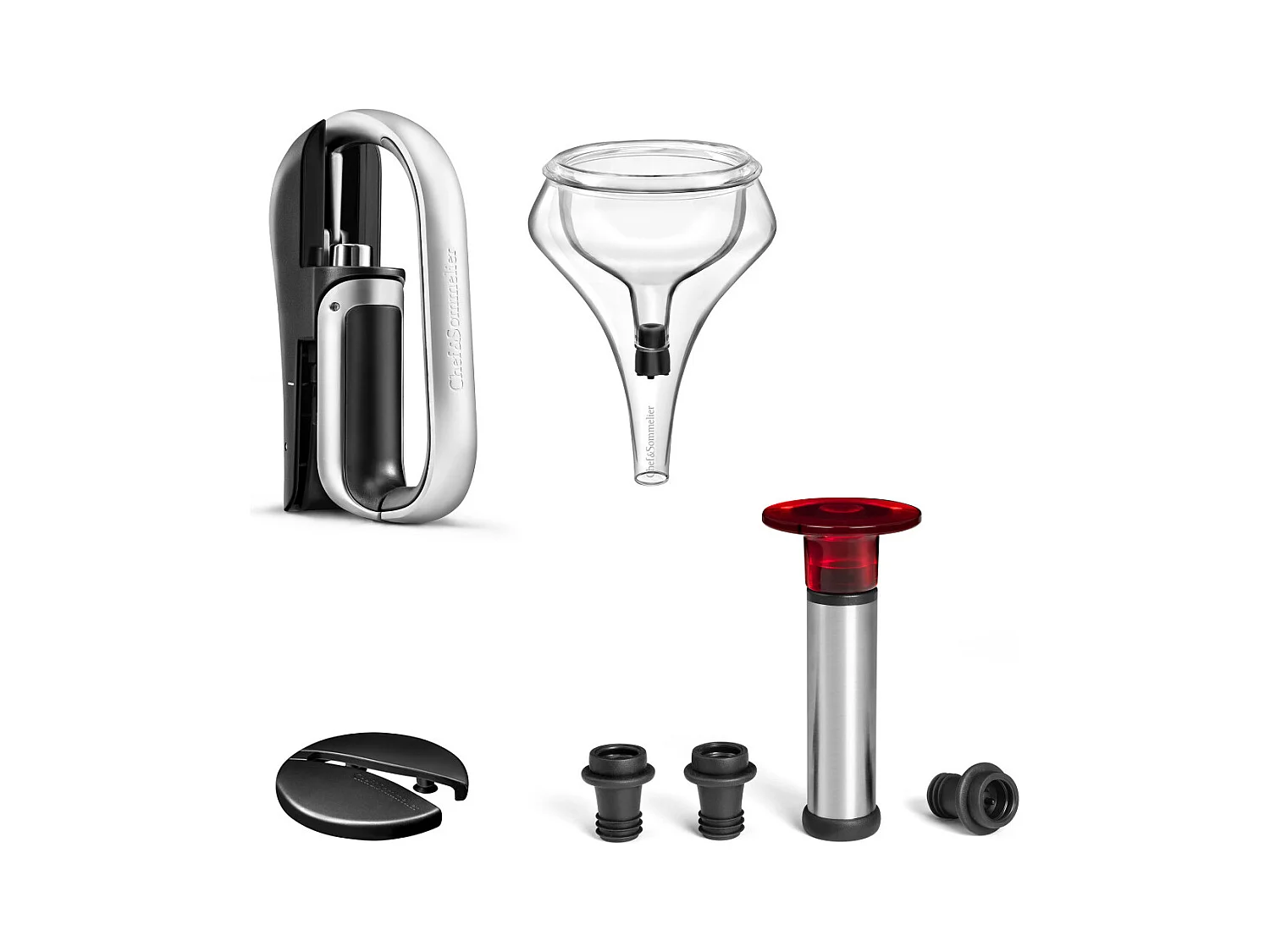 Œnologie - Set de 4 accessoires œnologiques