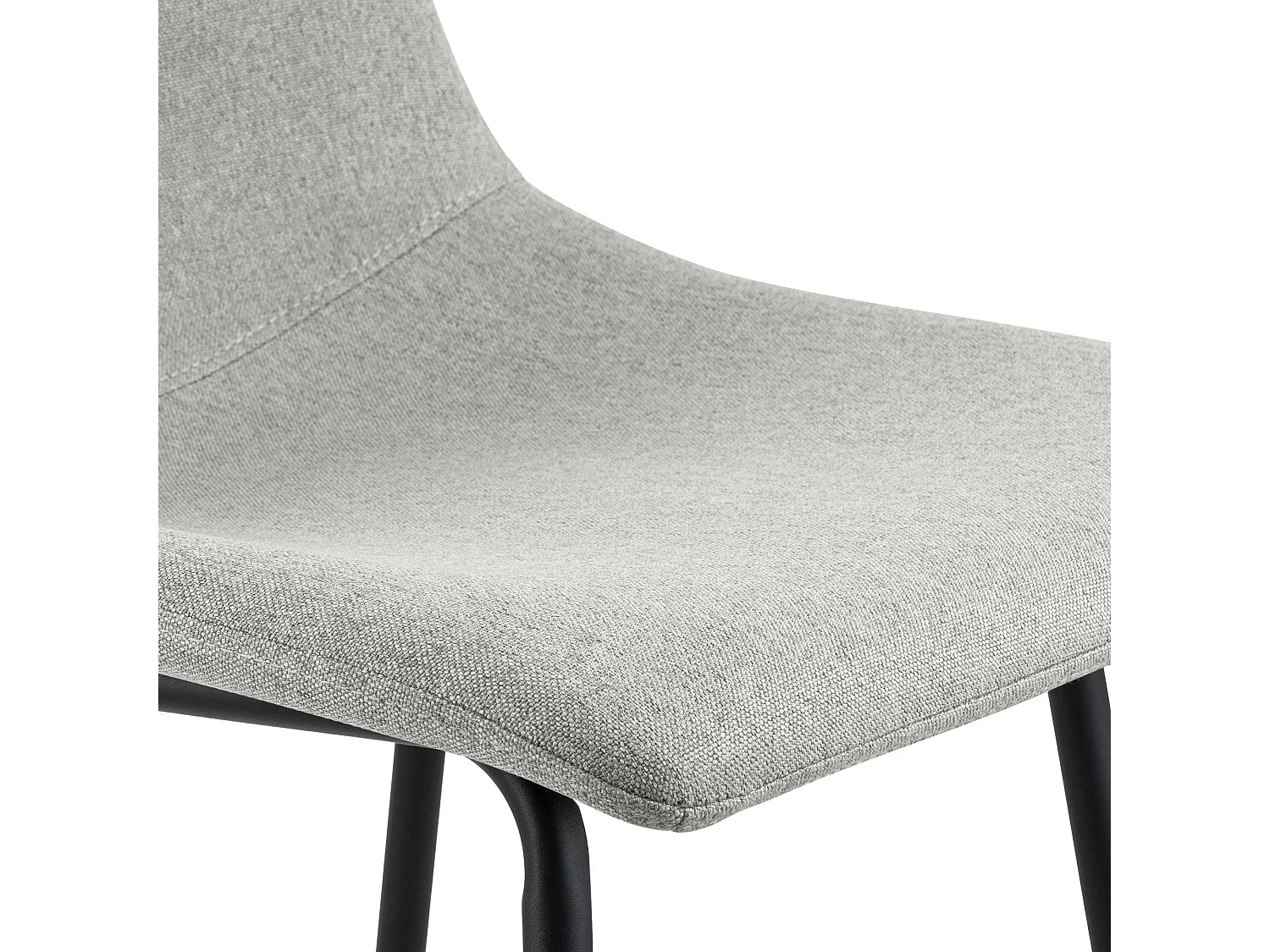 Tabouret de bar - Tissu - Gris - Altona