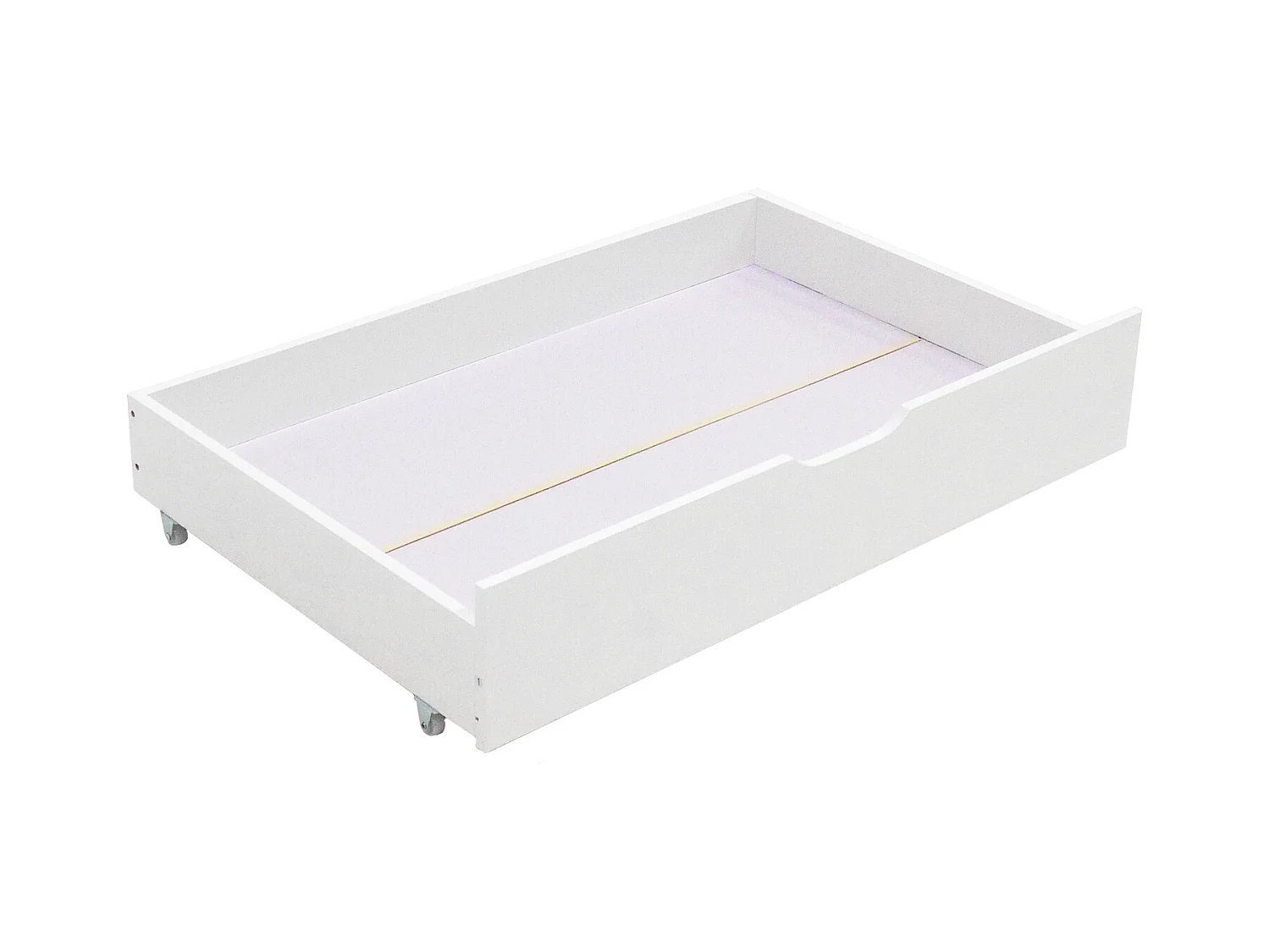 Lit pour enfant 190x90cm blanc avec tiroirs ADAM - HAPPY GARDEN
