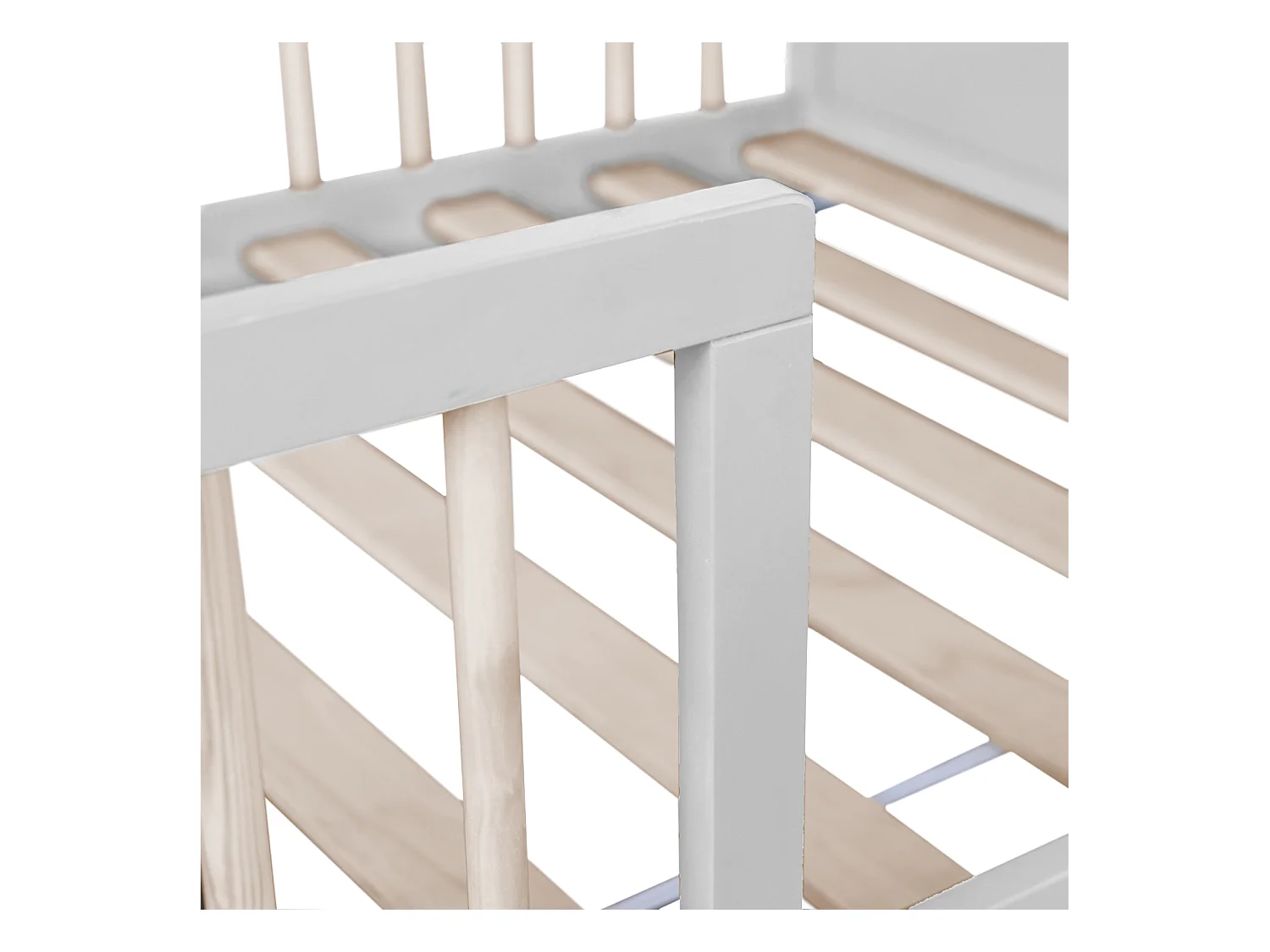 Lit pour enfant 190x90cm blanc avec tiroirs ADAM - HAPPY GARDEN