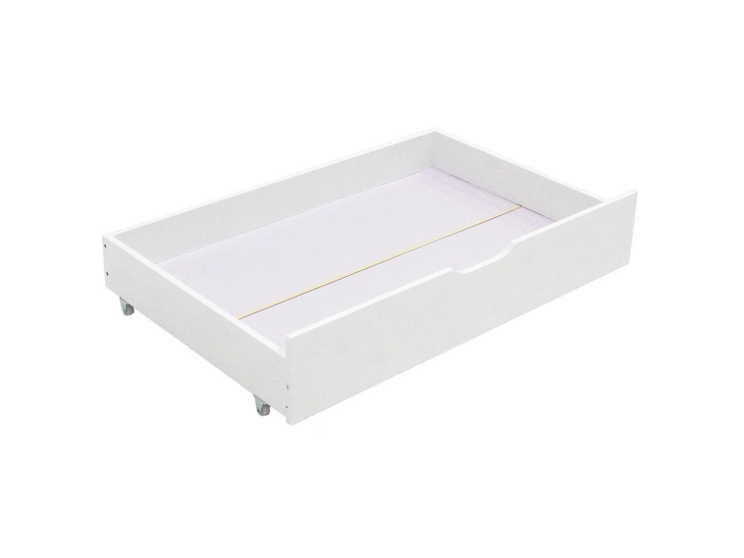 Lit pour enfant 190x90cm blanc avec tiroirs ADAM - HAPPY GARDEN