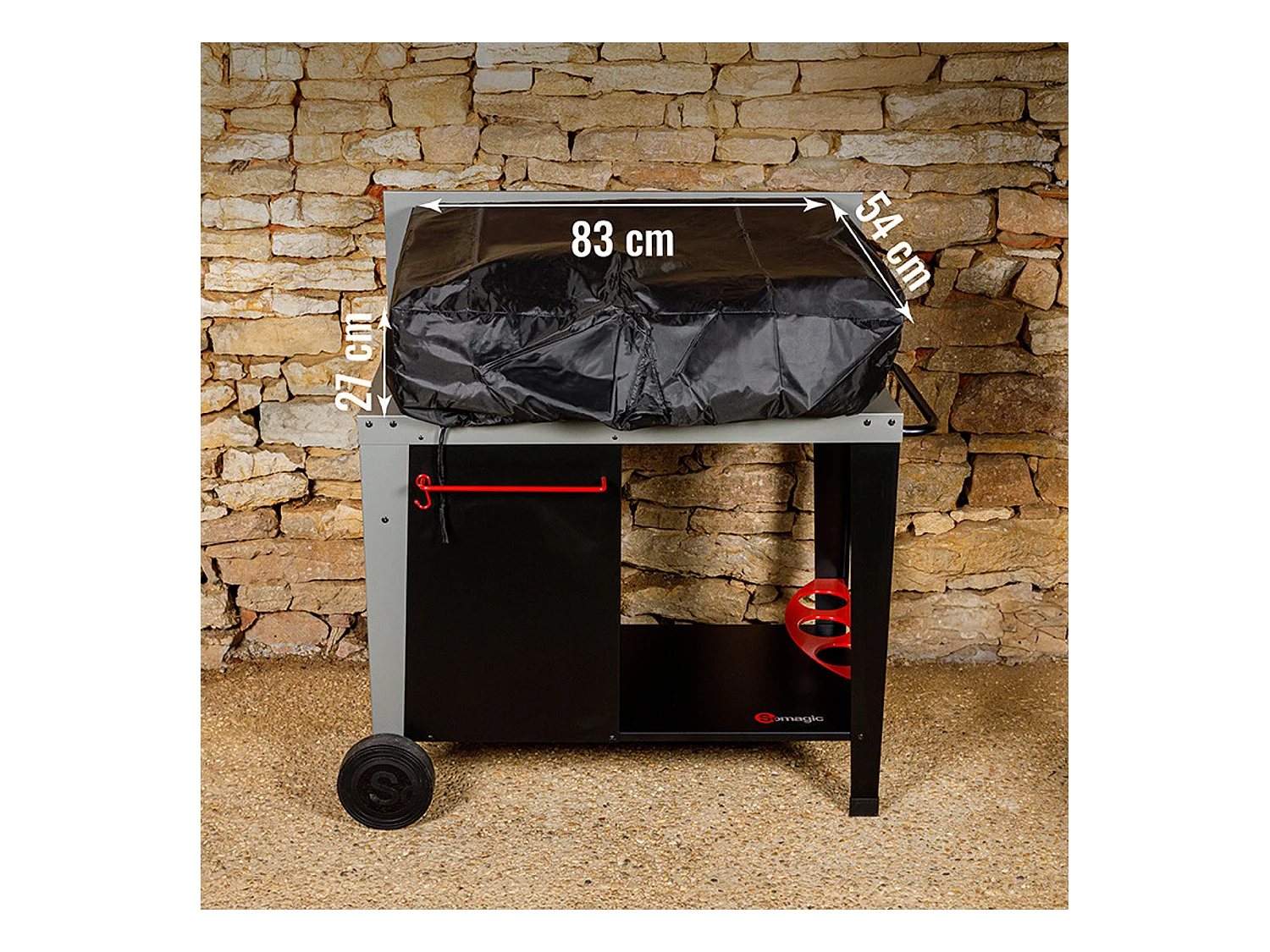 Housse L 83 l 54 x H 27 cm pour plancha - SOMAGIC