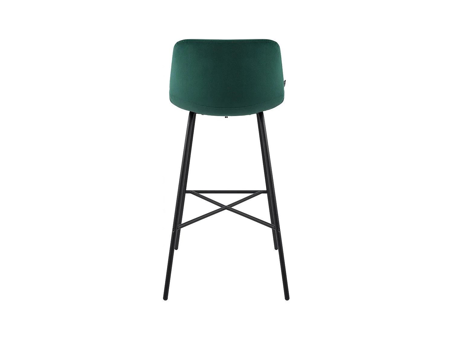 Tabouret de bar - Velours - Vert - Altona