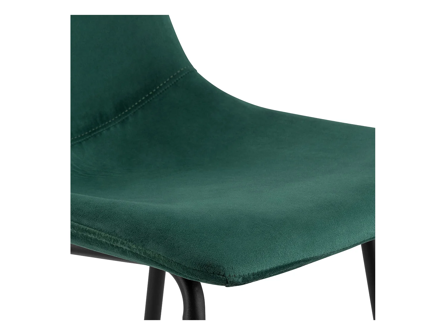 Tabouret de bar - Velours - Vert - Altona