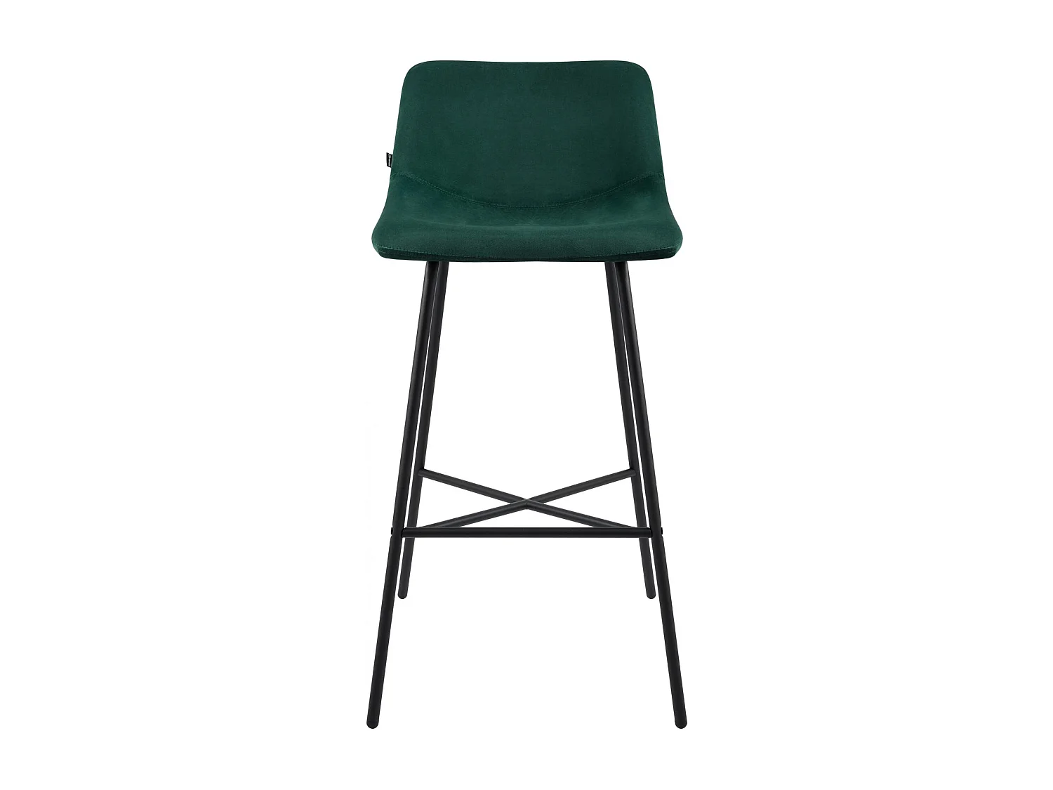 Tabouret de bar - Velours - Vert - Altona