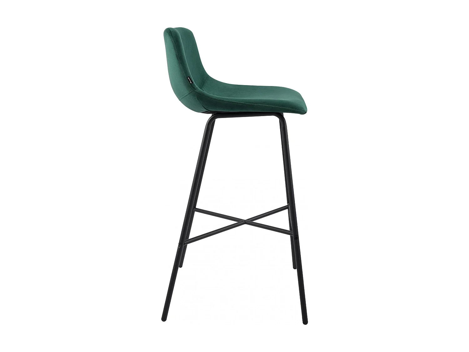 Tabouret de bar - Velours - Vert - Altona