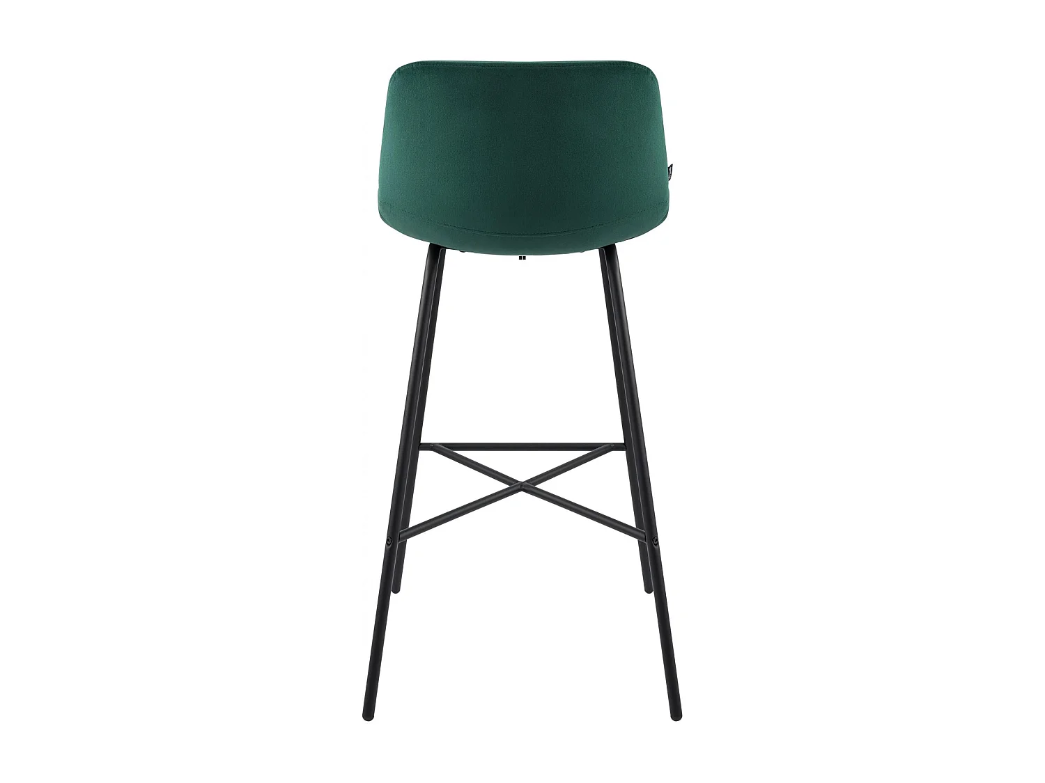 Tabouret de bar - Velours - Vert - Altona