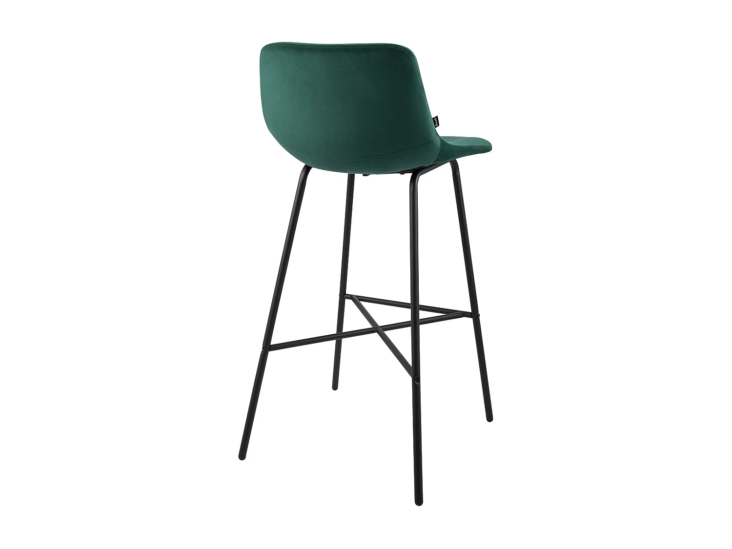 Tabouret de bar - Velours - Vert - Altona