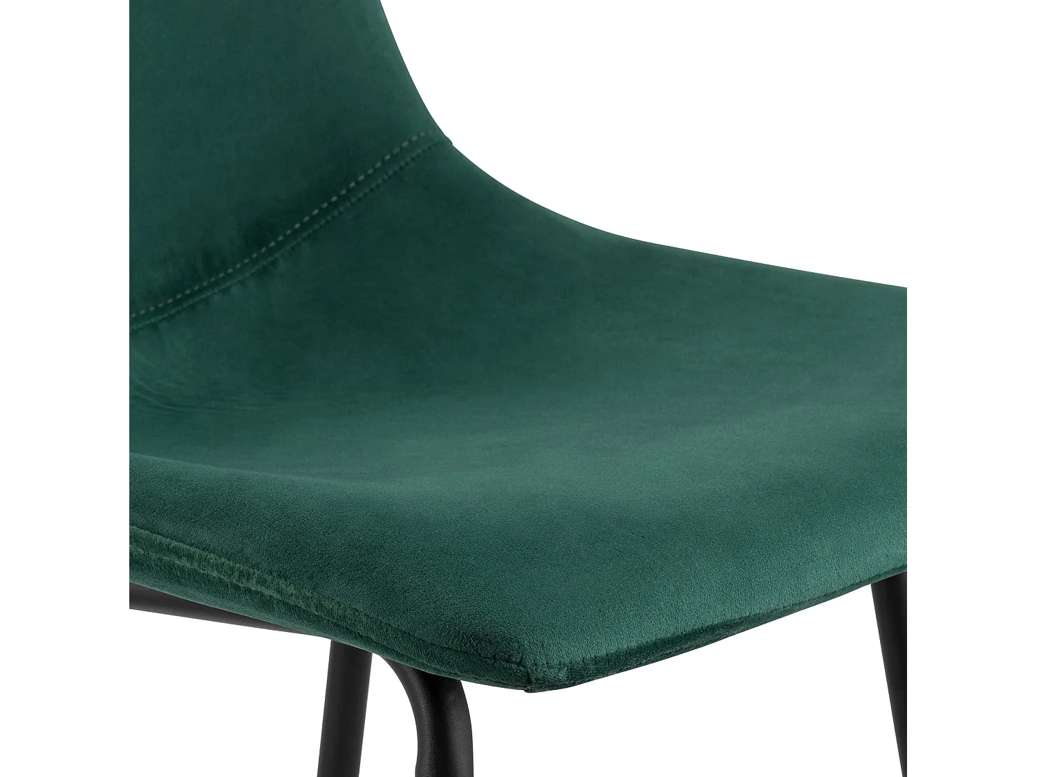 Tabouret de bar - Velours - Vert - Altona