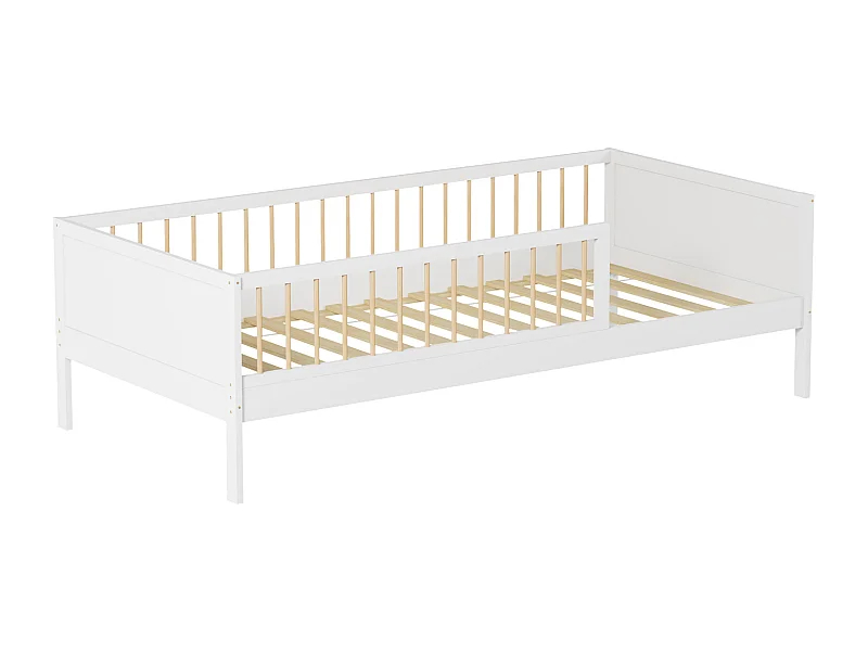 Cama infantil 190x90cm blanco ADAM - HAPPY GARDEN
