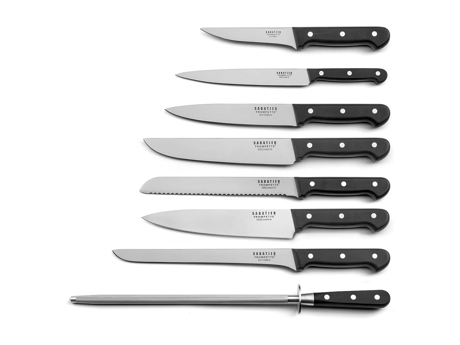 Universal - Trousse souple avec 8 couteaux de cuisine