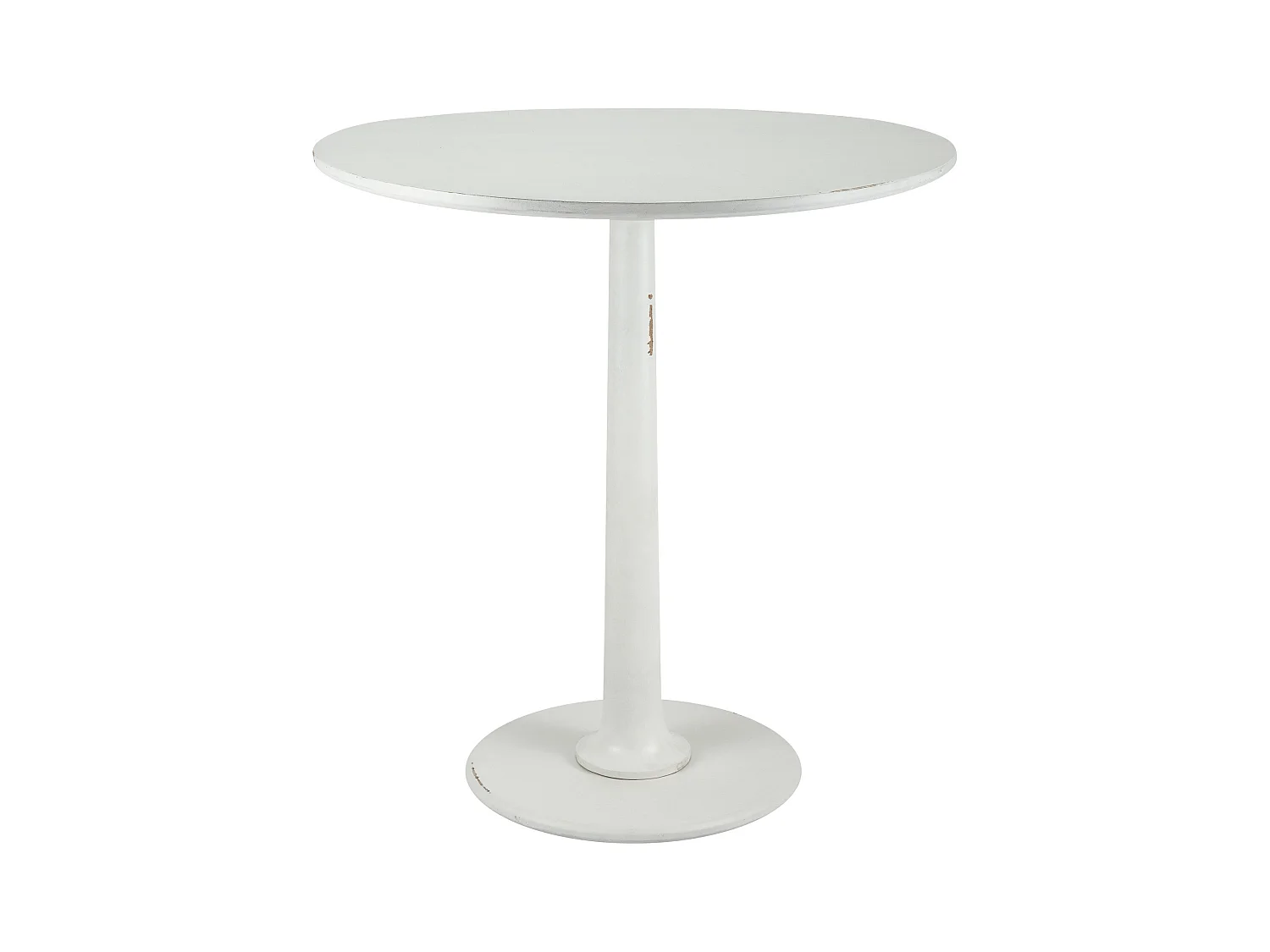 Table d'appoint - rond Ø 70 cm - Bois - Blanc antique - Morristown