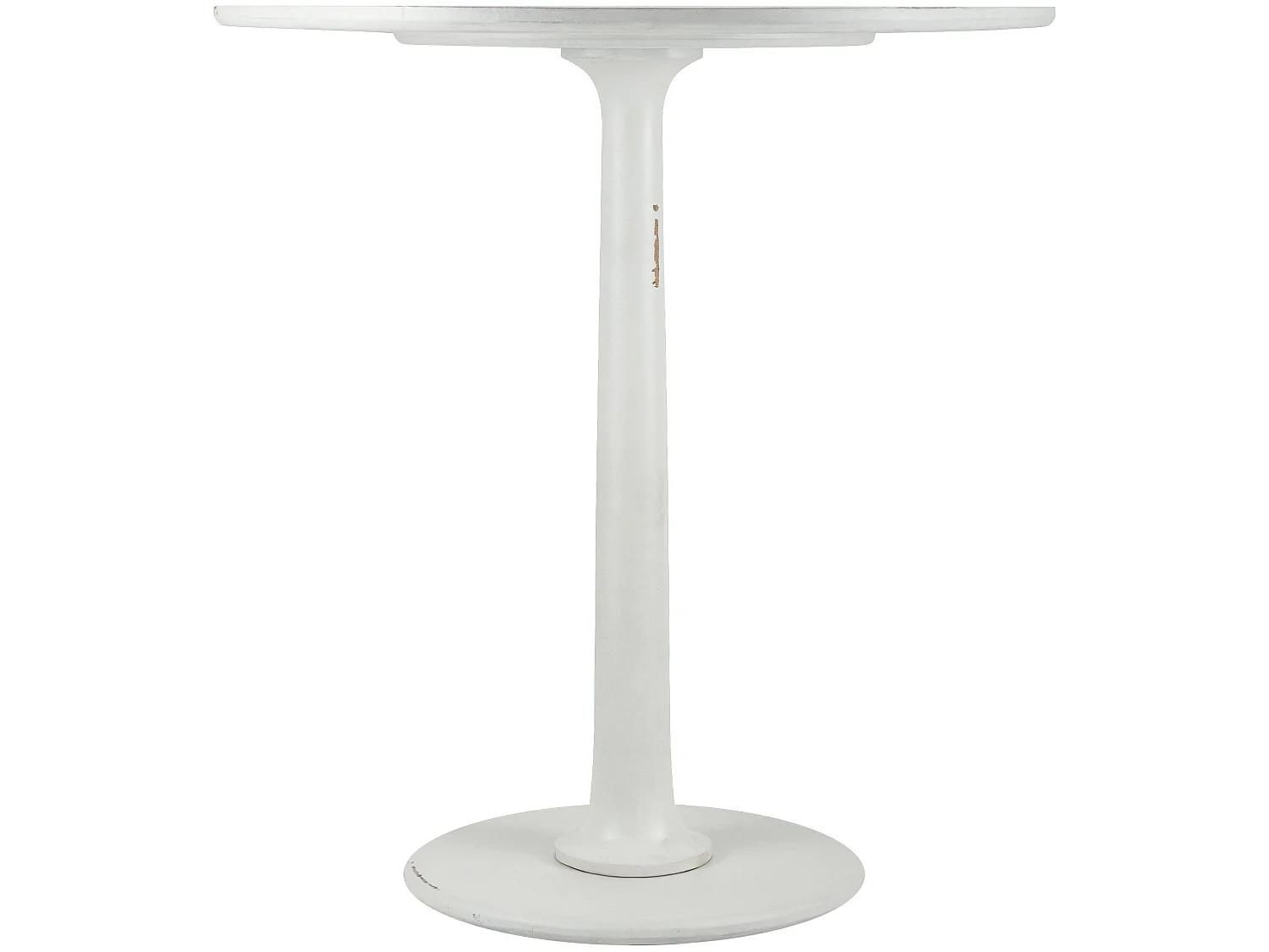 Table d'appoint - rond Ø 70 cm - Bois - Blanc antique - Morristown