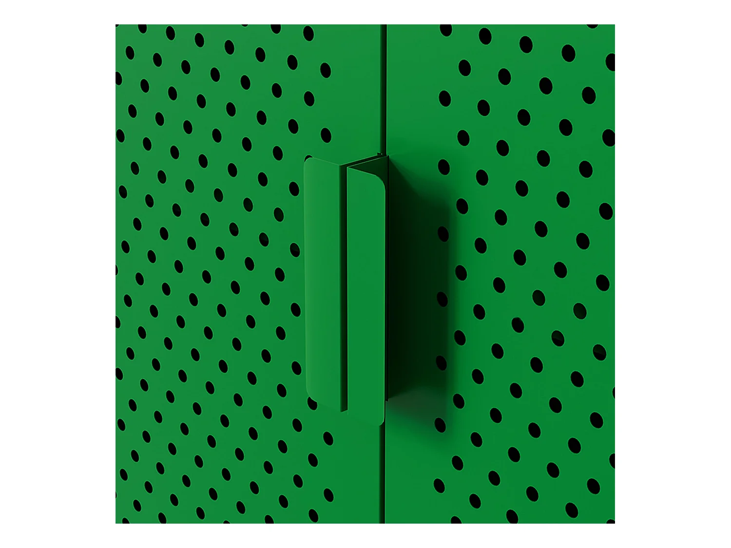 Buffet moderne 2 portes L100 cm en métal vert